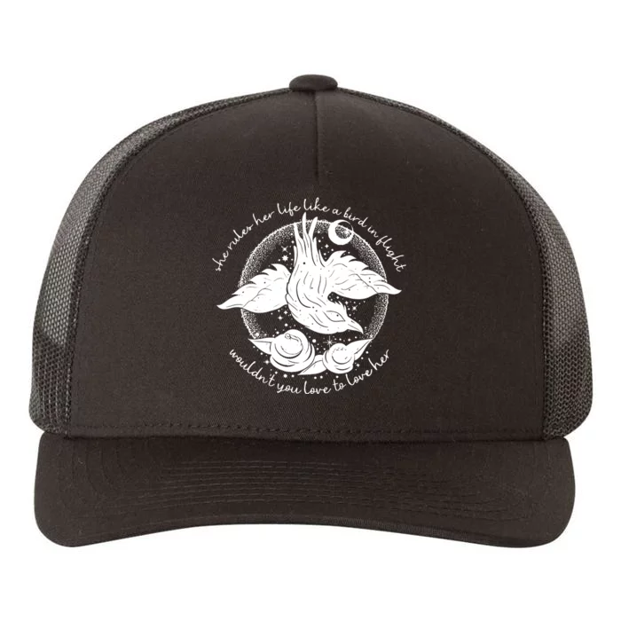 Bird In Flight Rhiannon Yupoong Adult 5-Panel Trucker Hat