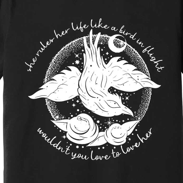 Bird In Flight Rhiannon Premium T-Shirt