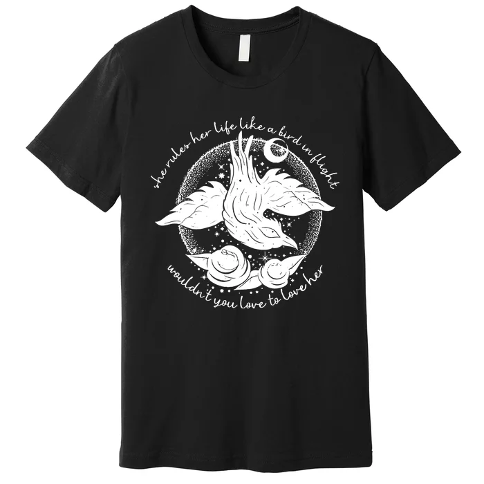 Bird In Flight Rhiannon Premium T-Shirt