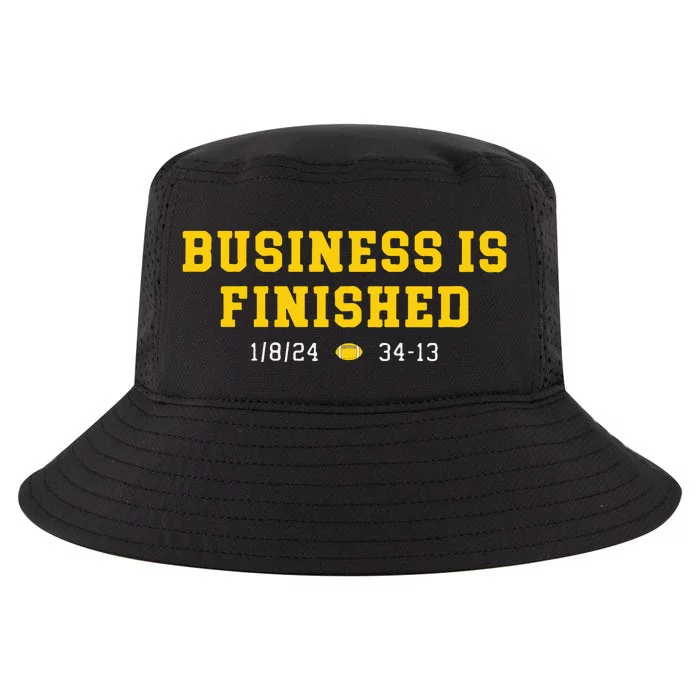 Business Is Finished Michigan Cool Comfort Performance Bucket Hat