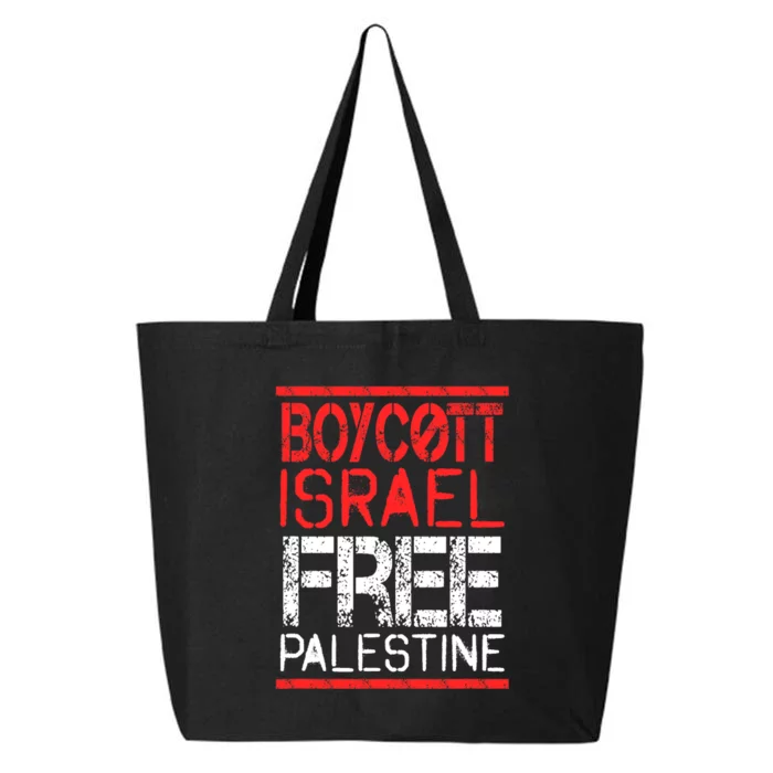 Boycott Israel Free Palestine | Gaza War Awareness Quote 25L Jumbo Tote