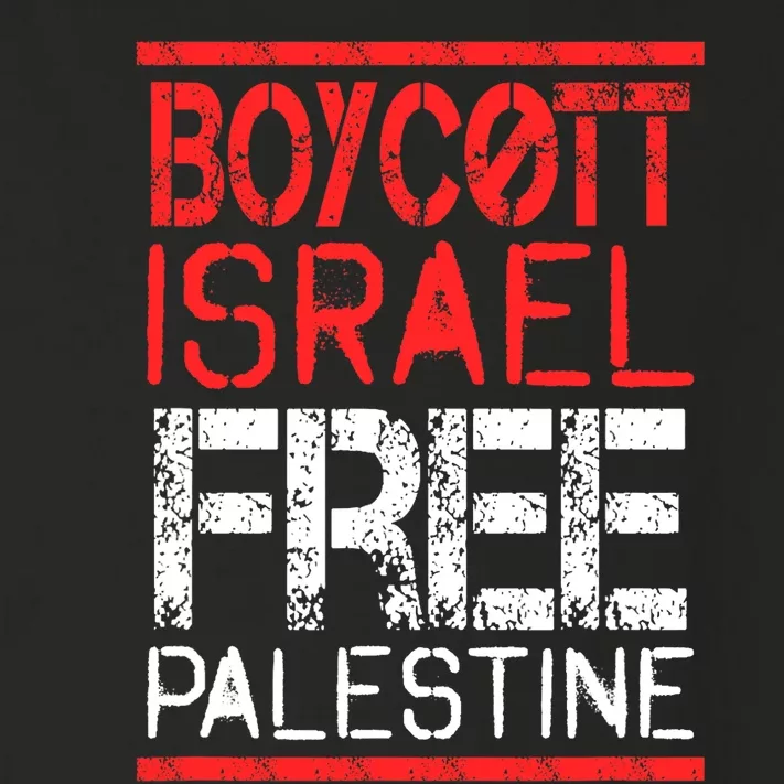 Boycott Israel Free Palestine | Gaza War Awareness Quote Toddler Long Sleeve Shirt