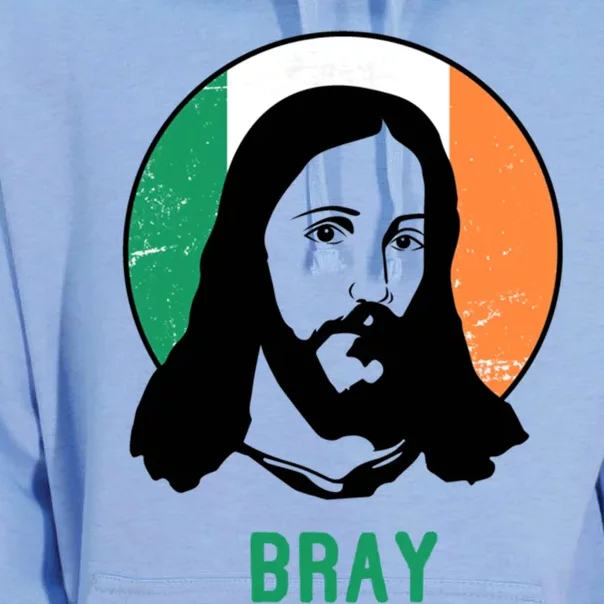 Bray Ireland Flag Jesus St Patricks Day Gift Unisex Surf Hoodie