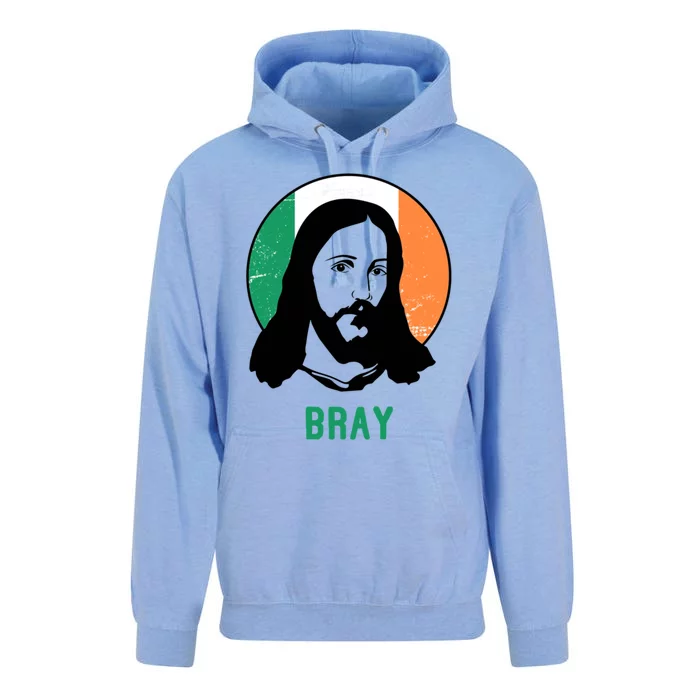 Bray Ireland Flag Jesus St Patricks Day Gift Unisex Surf Hoodie