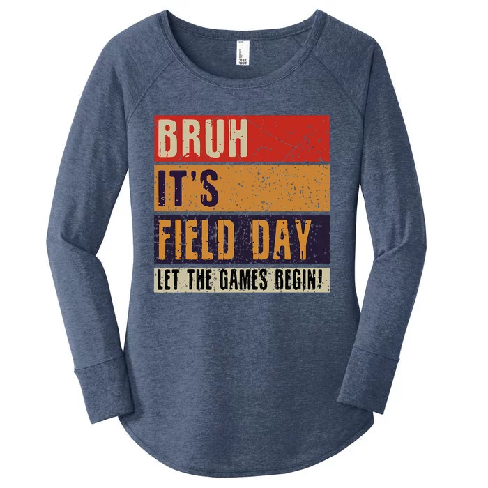 Bruh It’S Field Day Let The Games Begin Women's Perfect Tri Tunic Long Sleeve Shirt