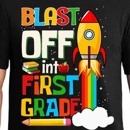 Blast Into First Grade Back To School 1st Grade Pajama Set