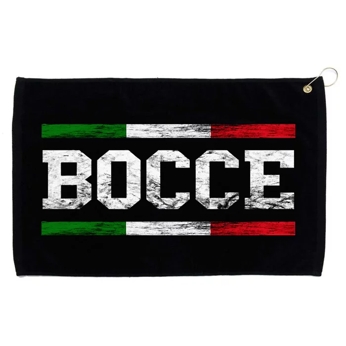 Bocce Italy Flag Pallino Petanque Italian Pride Boccia Team Grommeted Golf Towel