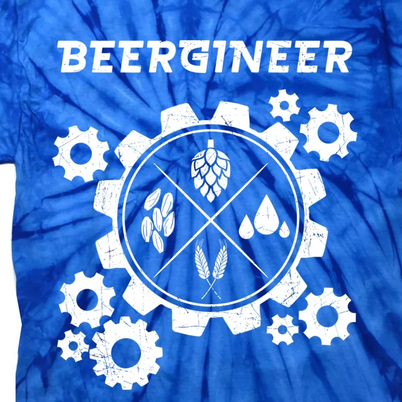 Beergineer I Funny Beer Brewer Cute Gift Tie-Dye T-Shirt