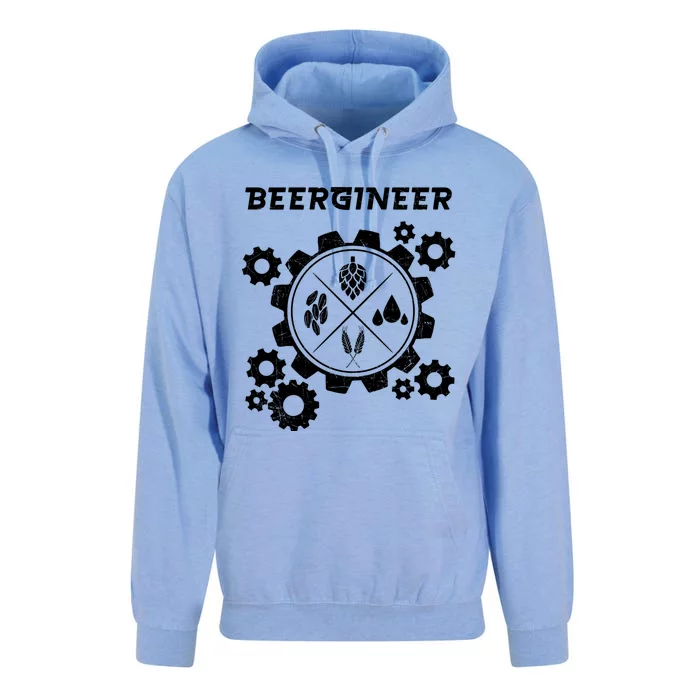 Beergineer I Funny Beer Brewer Cute Gift Unisex Surf Hoodie