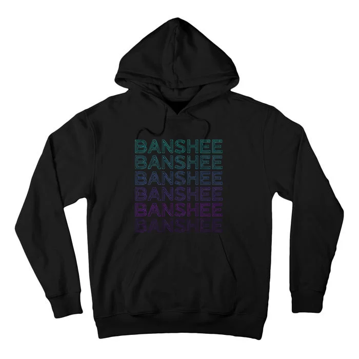 Banshee Irish Folklore Retro Tall Hoodie