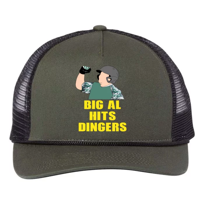 Big Al Hits Dingers Retro Rope Trucker Hat Cap