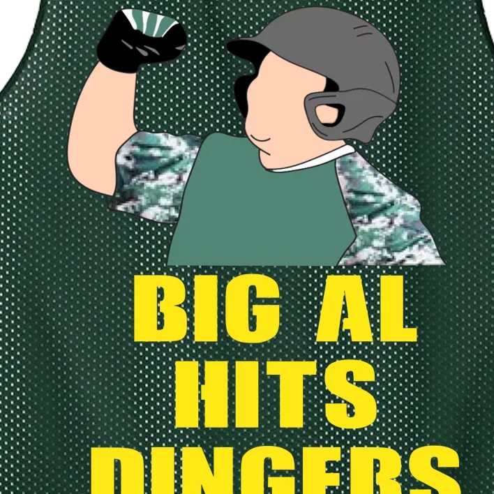 Big Al Hits Dingers Mesh Reversible Basketball Jersey Tank