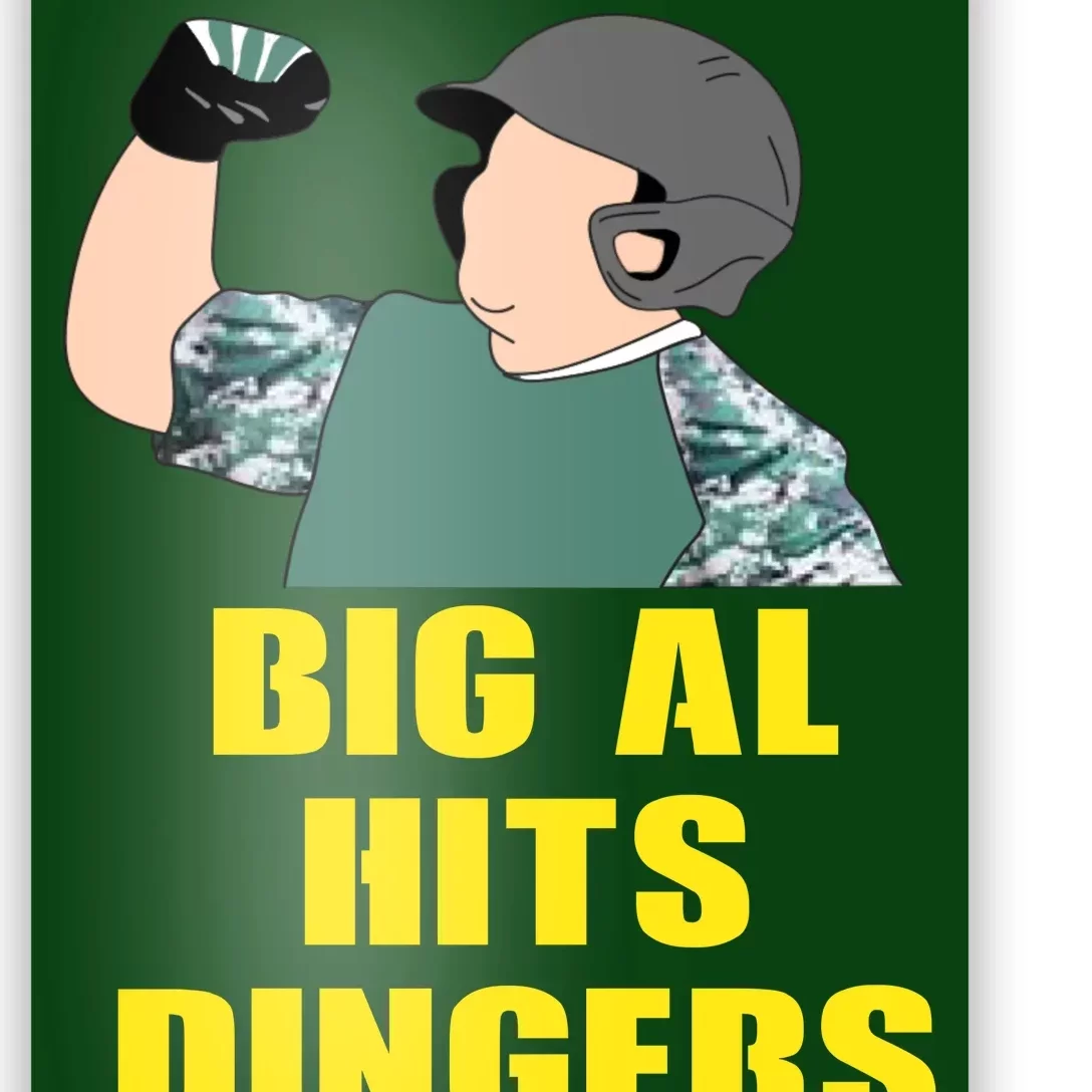 Big Al Hits Dingers Poster