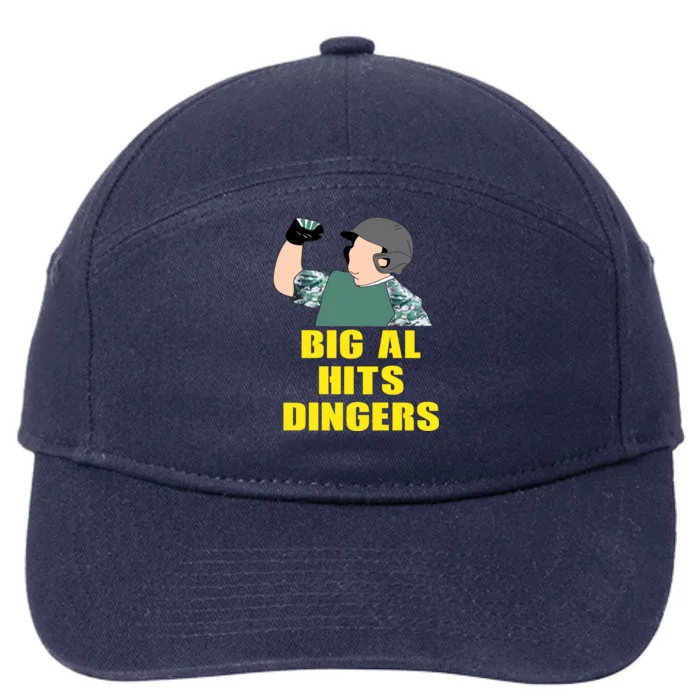 Big Al Hits Dingers 7-Panel Snapback Hat