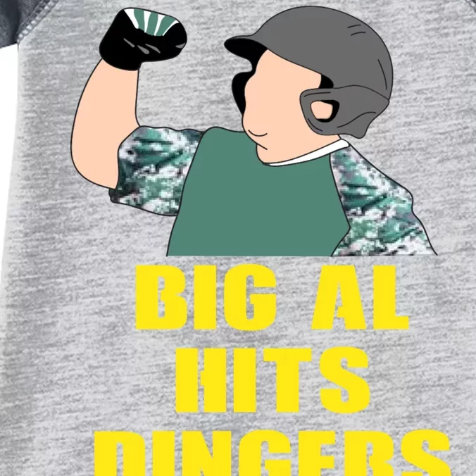 Big Al Hits Dingers Infant Baby Jersey Bodysuit