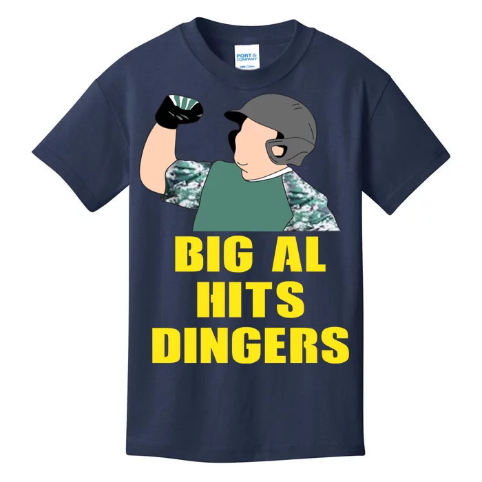 Big Al Hits Dingers Kids T-Shirt