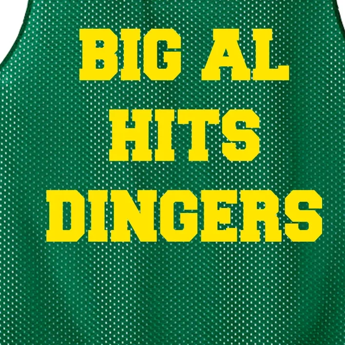 Big Al Hits Dingers Baseball Mesh Reversible Basketball Jersey Tank