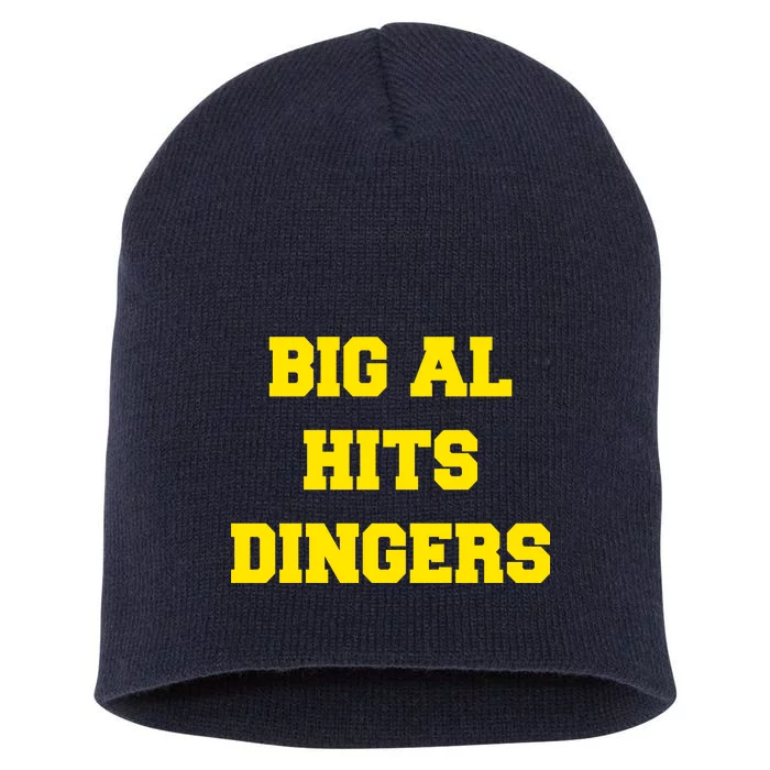 Big Al Hits Dingers Baseball Short Acrylic Beanie