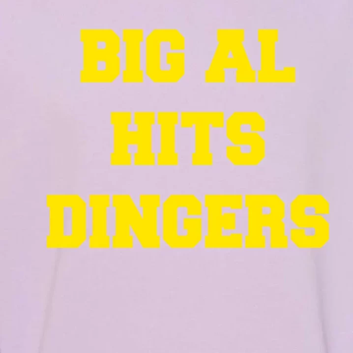 Big Al Hits Dingers Baseball Garment-Dyed Sweatshirt