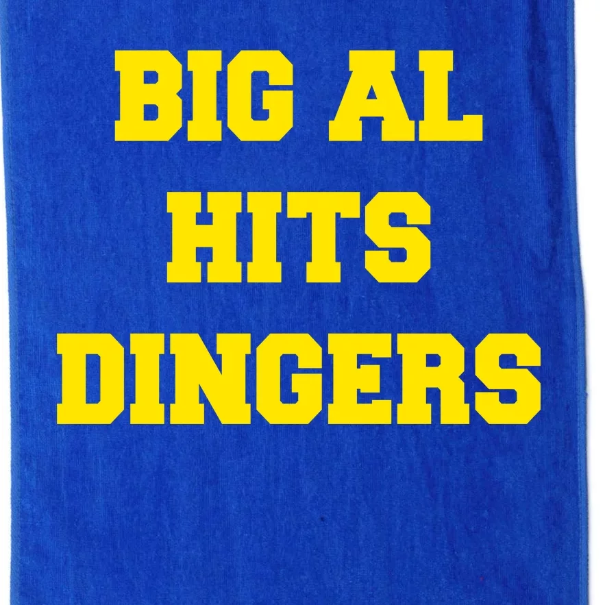 Big Al Hits Dingers Baseball Platinum Collection Golf Towel