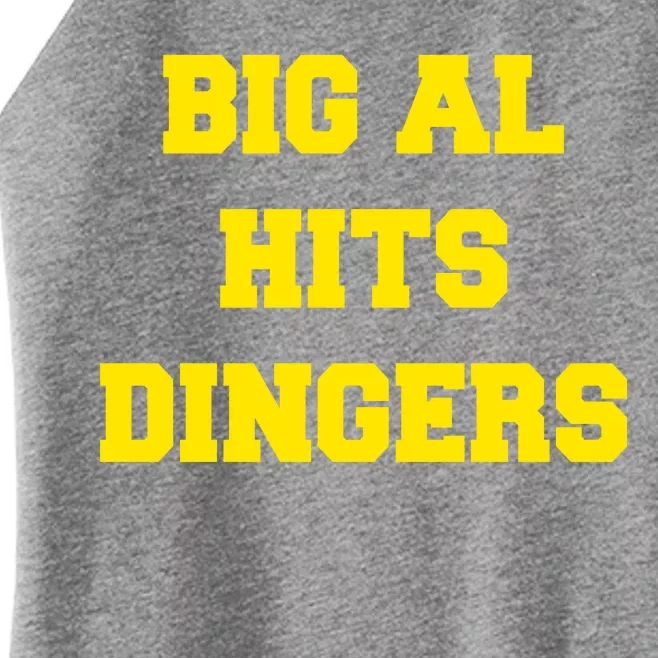 Big Al Hits Dingers Baseball Women’s Perfect Tri Rocker Tank