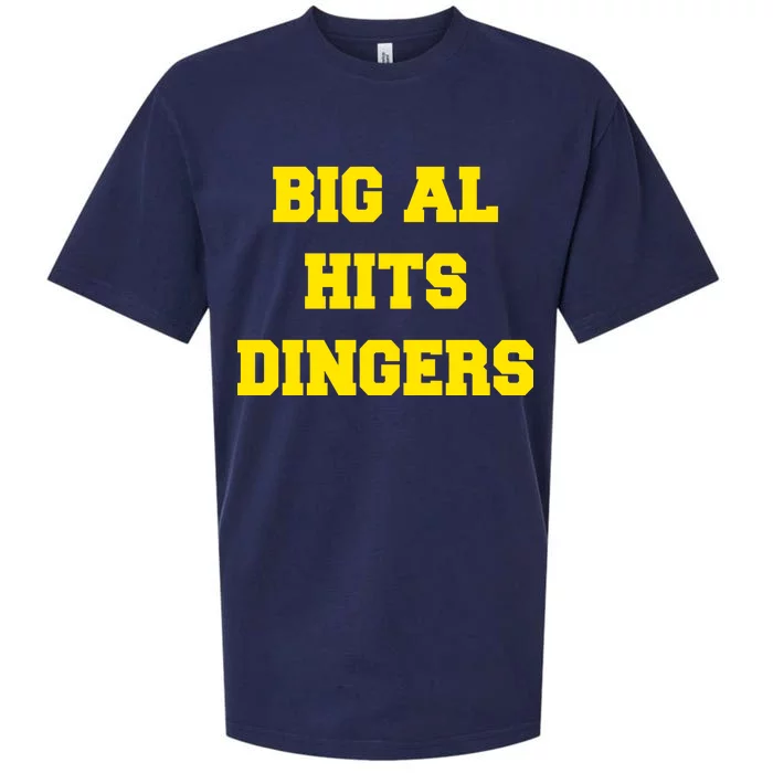 Big Al Hits Dingers Baseball Sueded Cloud Jersey T-Shirt