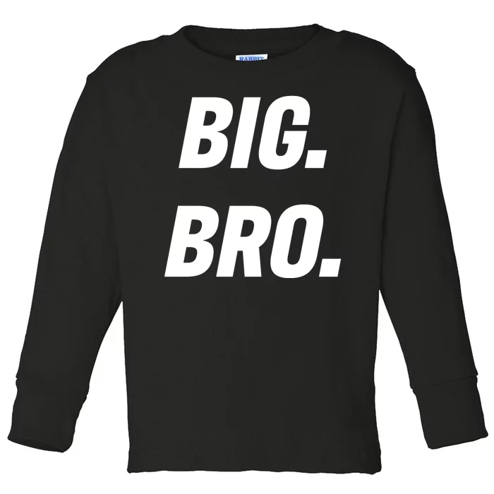 Big Brother Announcement Toddler Long Sleeve Shirt