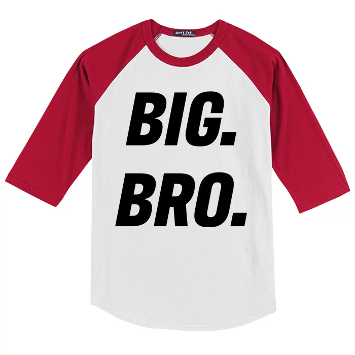 Big Brother Announcement Kids Colorblock Raglan Jersey