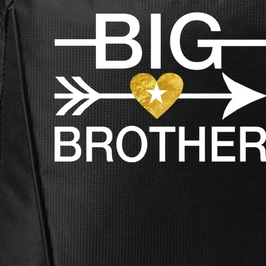 Big Brother Gold Heart Arrow City Backpack