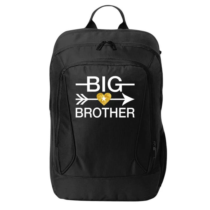 Big Brother Gold Heart Arrow City Backpack