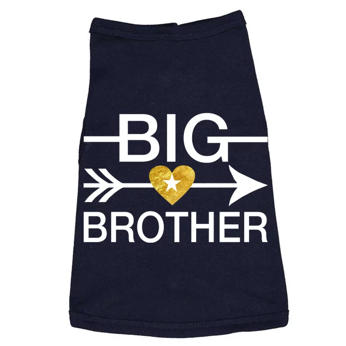 Big Brother Gold Heart Arrow Doggie Tank