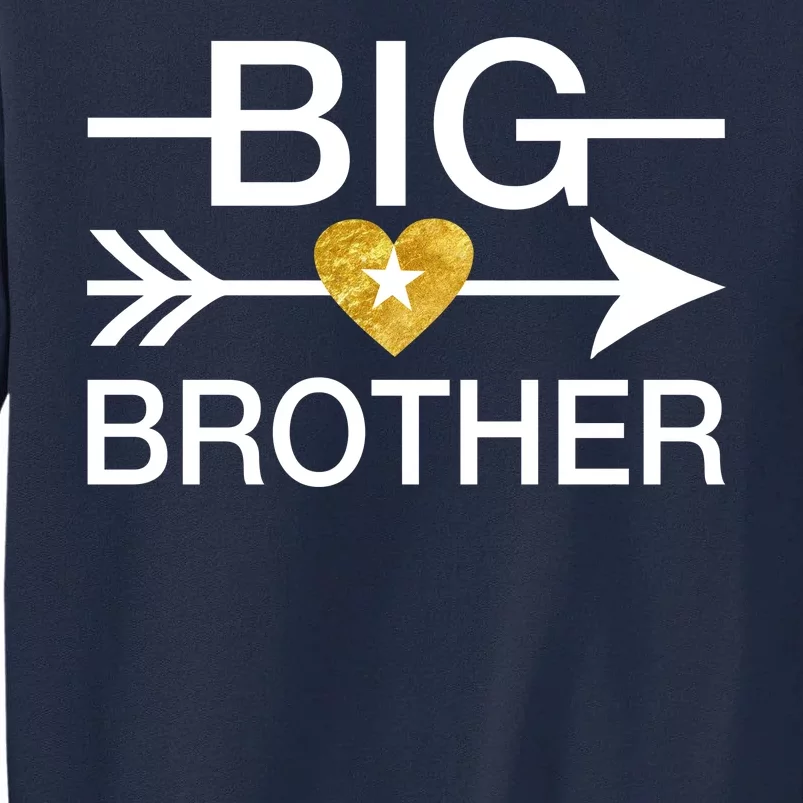 Big Brother Gold Heart Arrow Tall Sweatshirt