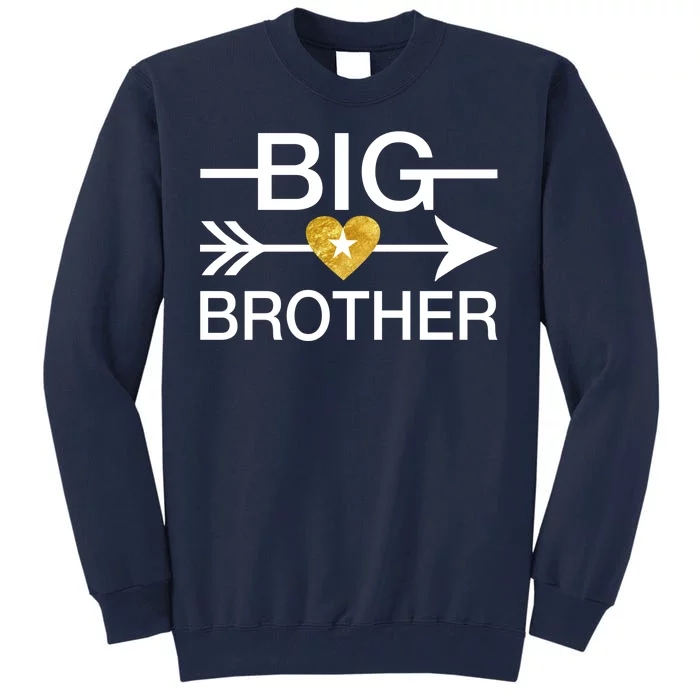 Big Brother Gold Heart Arrow Tall Sweatshirt