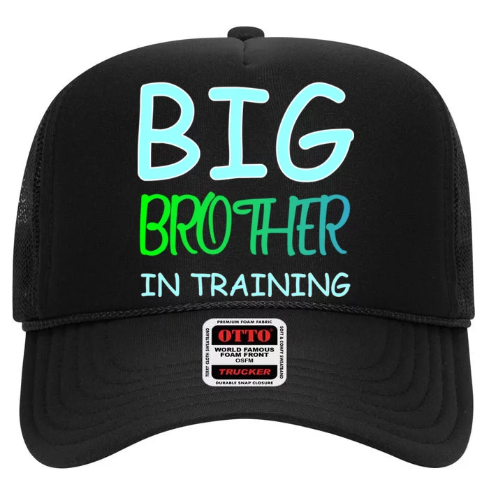 Big Brother In Training High Crown Mesh Trucker Hat