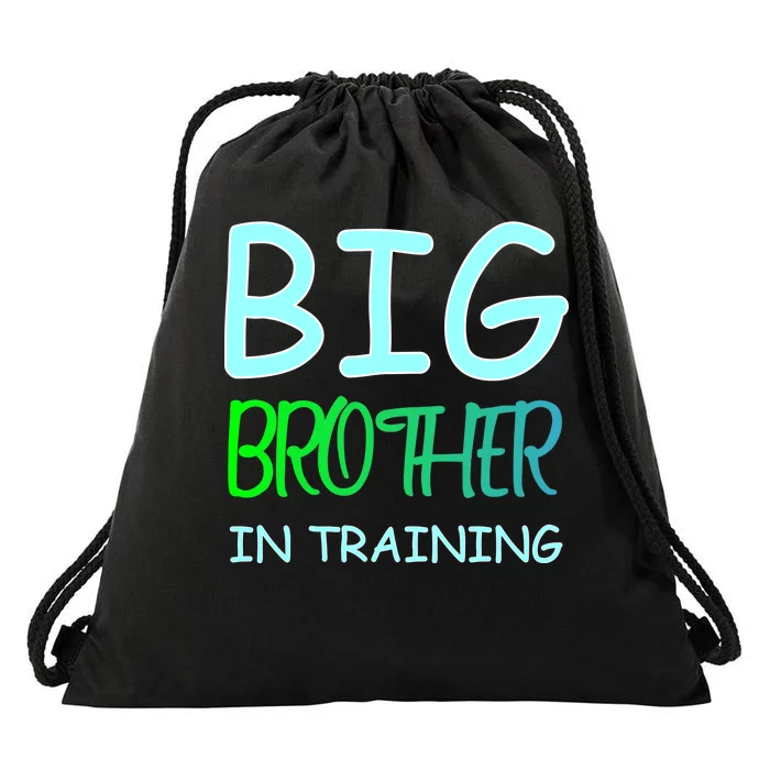 Big Brother In Training Drawstring Bag