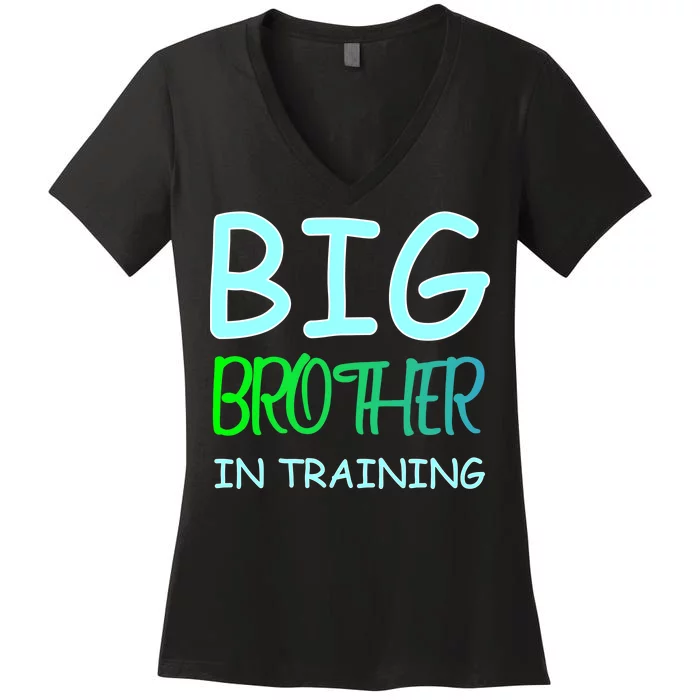 Big Brother In Training Women's V-Neck T-Shirt