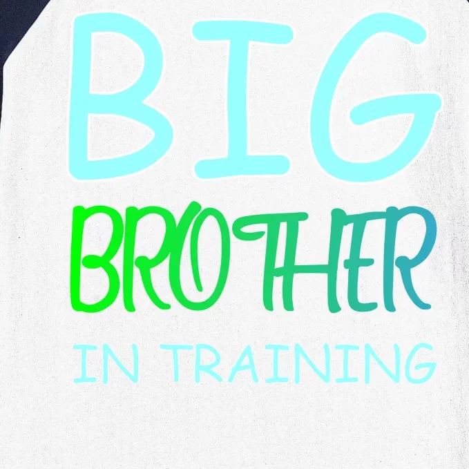 Big Brother In Training Baseball Sleeve Shirt