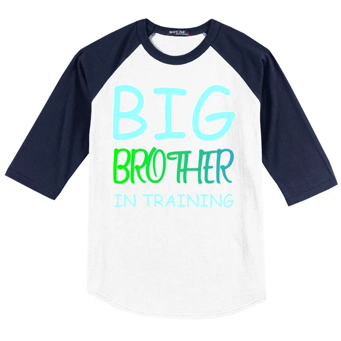 Big Brother In Training Baseball Sleeve Shirt