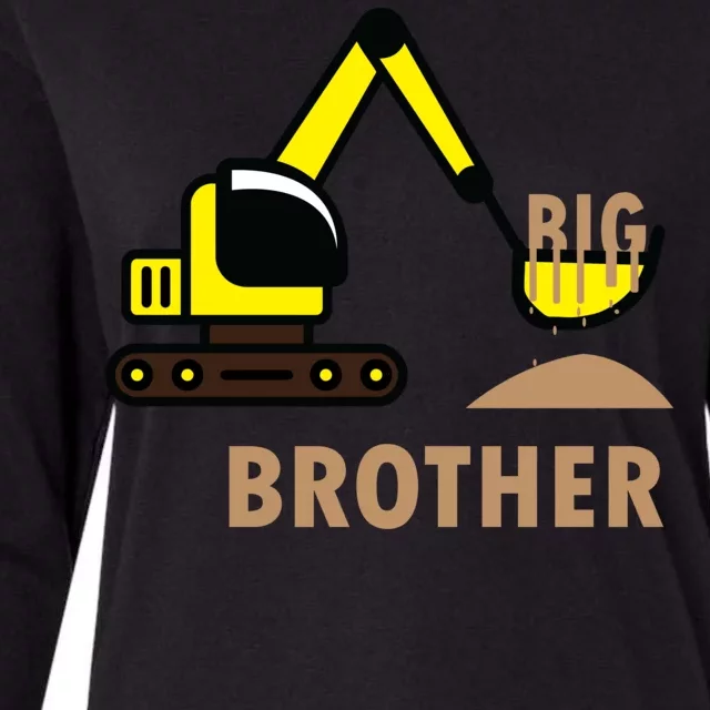 Big Brother Tractor Womens Cotton Relaxed Long Sleeve T-Shirt