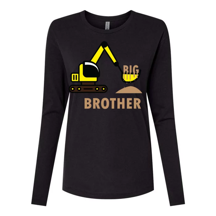 Big Brother Tractor Womens Cotton Relaxed Long Sleeve T-Shirt