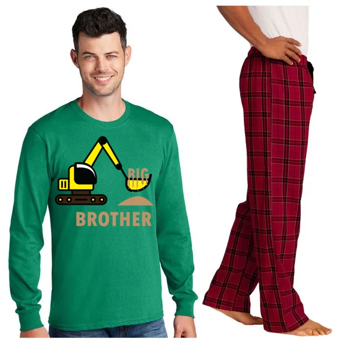 Big Brother Tractor Long Sleeve Pajama Set