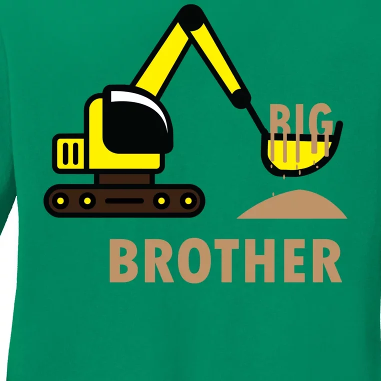 Big Brother Tractor Ladies Long Sleeve Shirt