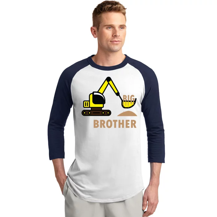 Big Brother Tractor Baseball Sleeve Shirt