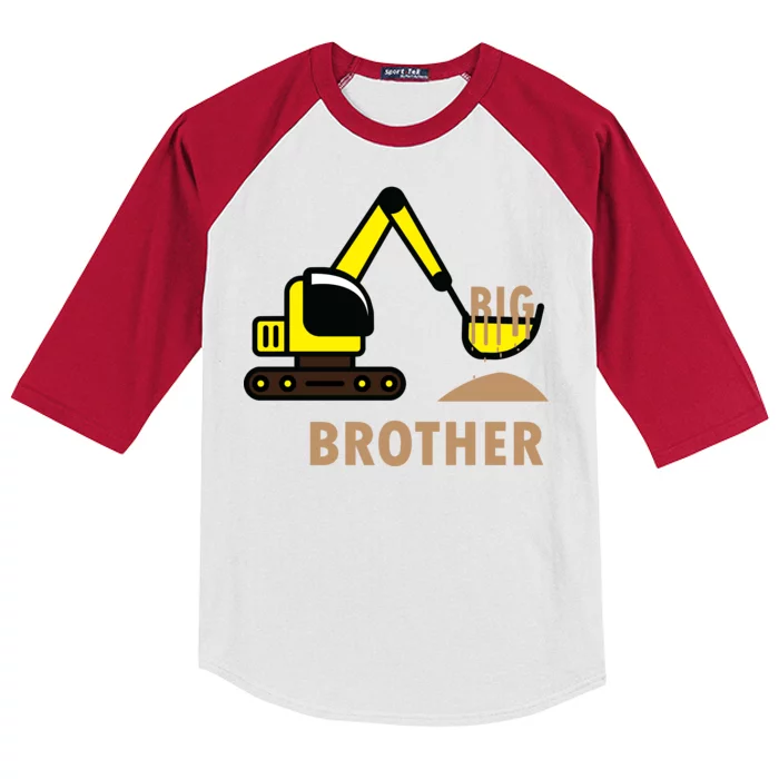 Big Brother Tractor Kids Colorblock Raglan Jersey