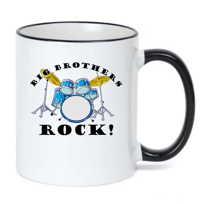 Big Brothers Rock Band Drum Set Black Color Changing Mug