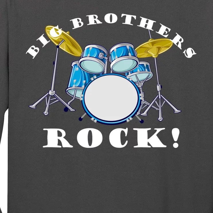 Big Brothers Rock Band Drum Set Long Sleeve Shirt