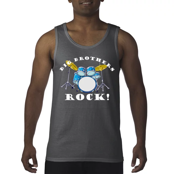 Big Brothers Rock Band Drum Set Tank Top