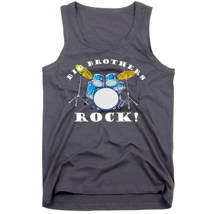 Big Brothers Rock Band Drum Set Tank Top