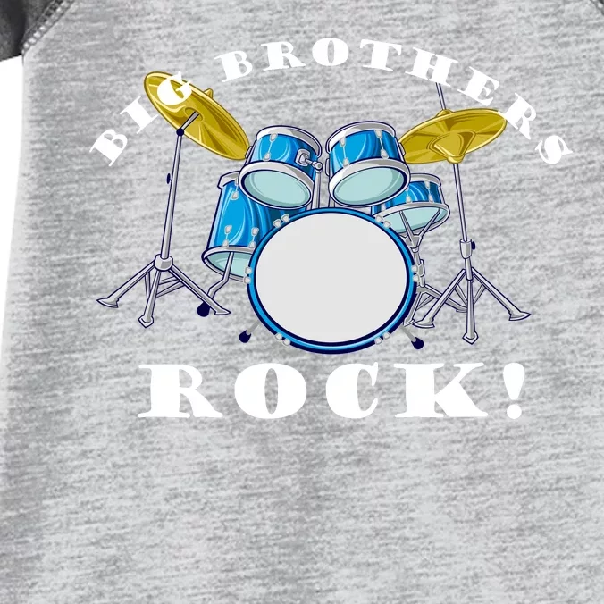 Big Brothers Rock Band Drum Set Infant Baby Jersey Bodysuit