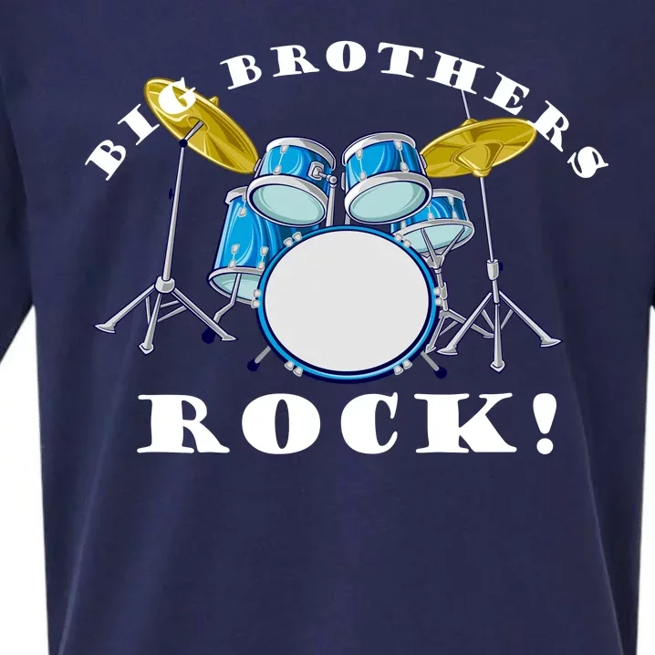 Big Brothers Rock Band Drum Set Sueded Cloud Jersey T-Shirt